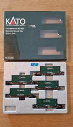 Kato 5x Double Stack Container Wagons I Incl. OVP, Hobby en Vrije tijd, Overige merken, Gelijkstroom, Wagon, Ophalen of Verzenden
