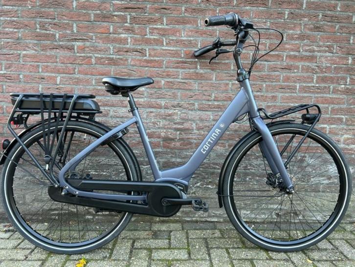 Cortina E-Common 7 versn. met Hydraulische schijfremmen, Fietsen en Brommers, Elektrische fietsen, Gebruikt, Overige merken, 47 tot 51 cm