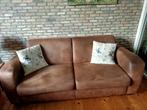 bank suede, Huis en Inrichting, Ophalen, Gebruikt