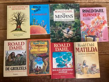 8x boek Roald Dahl - o.a. De Griezels beschikbaar voor biedingen