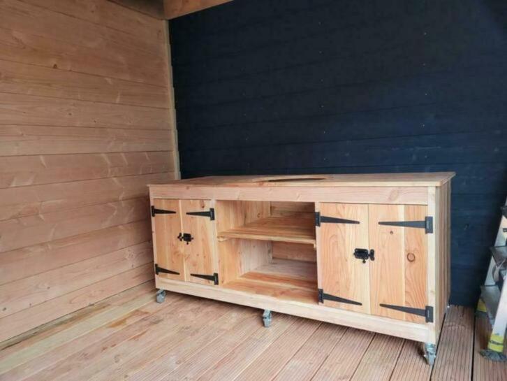 buitenkeuken,kamado,bbq meubel,nieuw,egg,bastard,grill guru, Tuin en Terras, Buitenkeukens, Nieuw, Houtskool, Ophalen of Verzenden