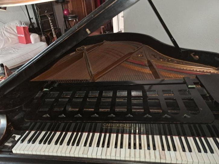 Vleugel - Moet Snel Weg!, Muziek en Instrumenten, Piano's, Gebruikt, Vleugel, Zwart, Ophalen of Verzenden