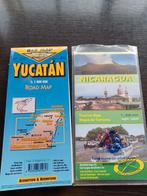 Kaart  Nicaragua (Yucatan is al opgehaald), Boeken, Atlassen en Landkaarten, Zo goed als nieuw, Ophalen