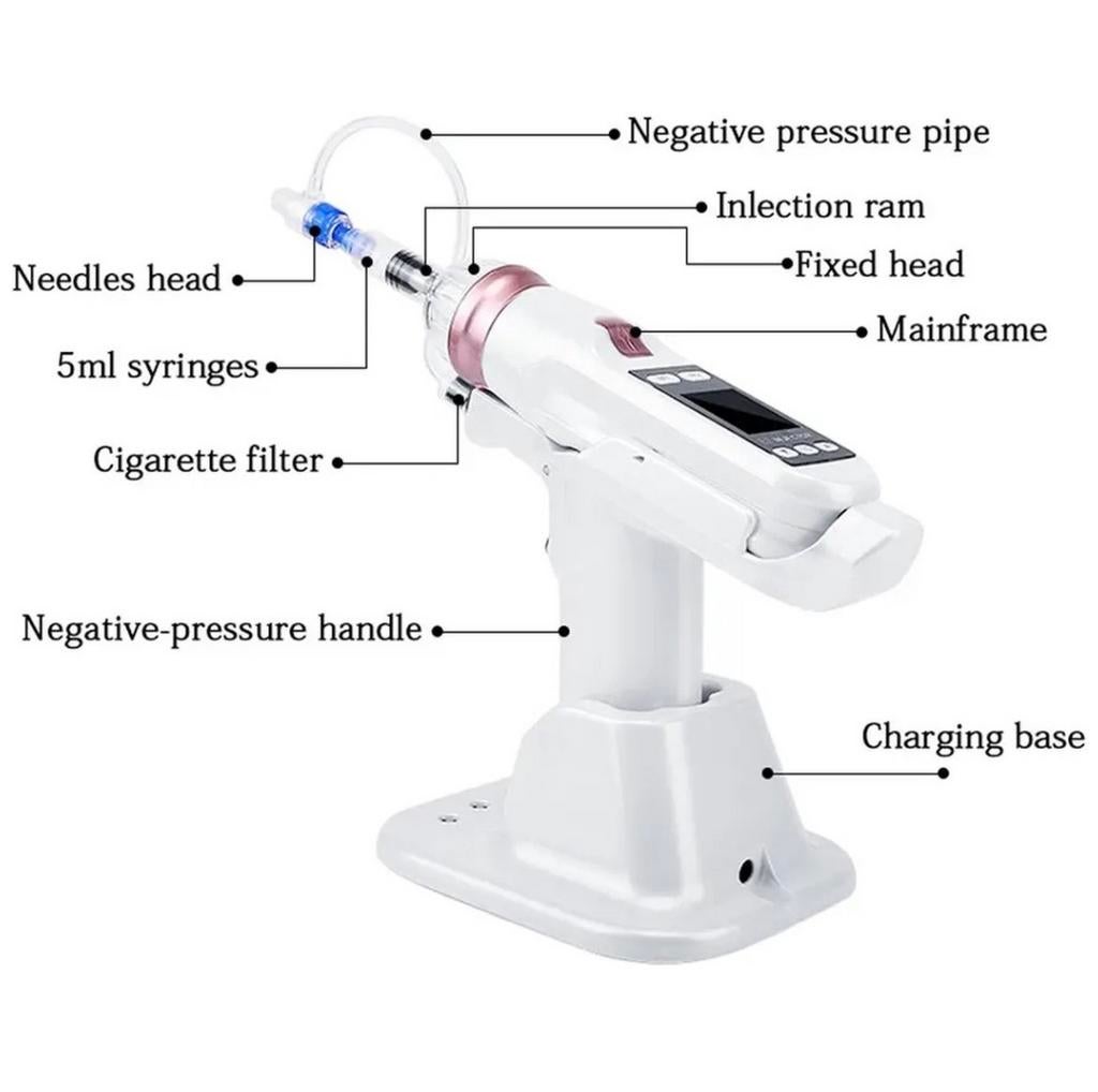 Mesogun EZ Injector - als nieuw in doos, Gehele gezicht, Wit, Ophalen of Verzenden, Zo goed als nieuw