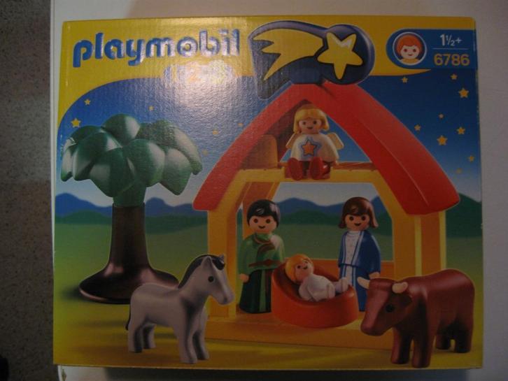 Playmobil 6786 Kerststal 1-2-3., Kinderen en Baby's, Speelgoed | Playmobil, Nieuw, Complete set, Ophalen of Verzenden