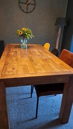 Teak tafel, Ophalen, Teakhout, 50 tot 100 cm, Zo goed als nieuw