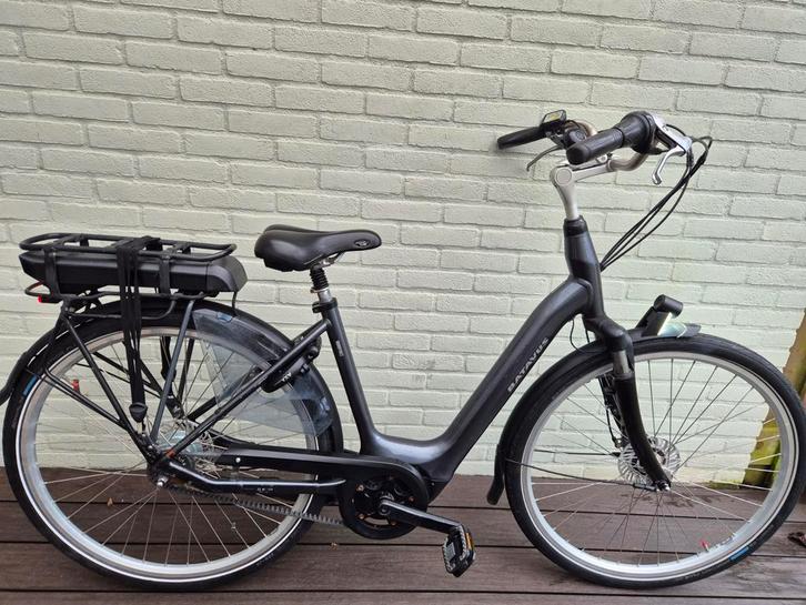 Nette ebike dames Batavus Finez e-go Holiday met riem, Fietsen en Brommers, Elektrische fietsen, Zo goed als nieuw, Batavus, 51 tot 55 cm