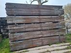 Hardhouten balken | Stijgerplanken | 7.5x30x450cm, Gebruikt, Ophalen of Verzenden, Hardhout, 250 cm of meer