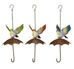 VOGELTJE OP PARAPLU - VOGEL VOER HANGER, Ophalen of Verzenden, Nieuw