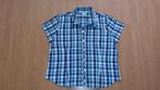 Blauwe ruit blouse, maat XL, Miss Etam, Blauw, Maat 46/48 (XL) of groter, Ophalen of Verzenden, Zo goed als nieuw