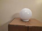 Glazen Lampekap, Huis en Inrichting, Lampen | Lampenkappen, Wit, Ophalen of Verzenden, Zo goed als nieuw, Minder dan 25 cm