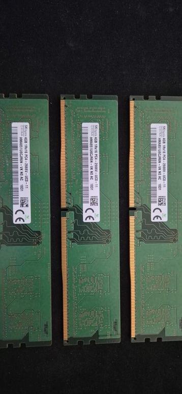 SK Hynix 4x4GB DDR4 2666MHz RAM Geheugen beschikbaar voor biedingen
