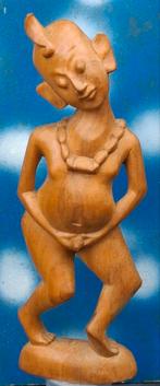 Fetisj.  Congo. Vruchtbaarheid.  Houtsnijwerk.  34 cm, Antiek en Kunst, Kunst | Niet-Westerse kunst, Ophalen