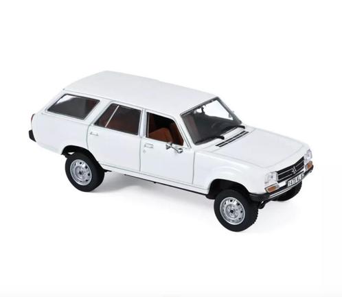 Peugeot 504 Break Dangel 1980 Wit 1/43 NOREV ref: 475443, Hobby en Vrije tijd, Modelauto's | 1:43, Nieuw, Auto, Norev, Verzenden