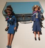 Barbie Vintage koffertje met 2 KLM poppen, Ophalen, Gebruikt, Pop