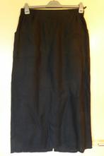 Zgan zwarte 100 % linnen rok van Ulla Popken in maat 46 48, Rok, Zwart, Ulla Popken, Ophalen of Verzenden