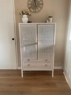 Vintage Rotan Kast Ladekast Meidenkast Opbergkast, Ophalen, Zo goed als nieuw, 25 tot 50 cm, 50 tot 100 cm