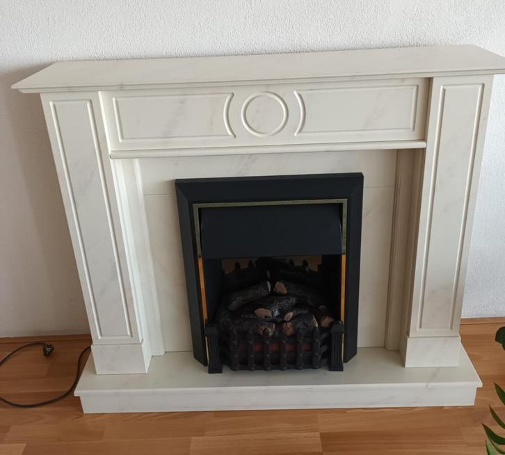 Elektrische Sfeerhaard Elite SHA20EL met schouw, Huis en Inrichting, Haarden, Gebruikt, Elektrische haard, Ophalen
