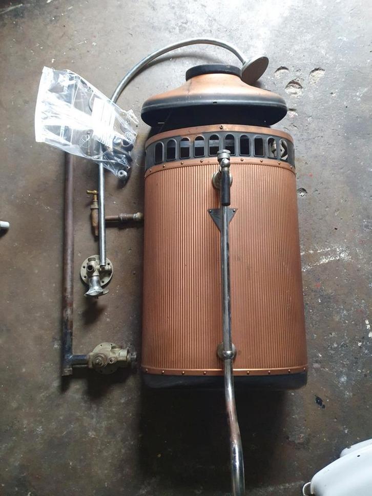Vintage Junkers Geiser en vailant- Prachtig decoratief stuk!, Doe-het-zelf en Verbouw, Geisers en Boilers, Gebruikt, Geiser, Aardgas