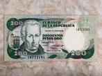200 pesos 1988, Colombia., Postzegels en Munten, Bankbiljetten | Amerika, Verzenden, Zuid-Amerika, Los biljet