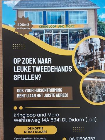 Kringloop and More - Didam beschikbaar voor biedingen