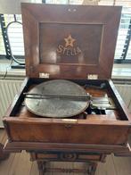 Zeer grote speeldoos met platen, Antiek en Kunst, Antiek | Klokken, Ophalen of Verzenden