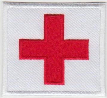 Rode Kruis stoffen opstrijk patch embleem beschikbaar voor biedingen