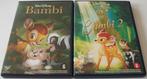 Dvd *** BAMBI *** Walt Disney Deel 1 + 2, Vanaf 6 jaar, Ophalen of Verzenden, Zo goed als nieuw, Tekenfilm