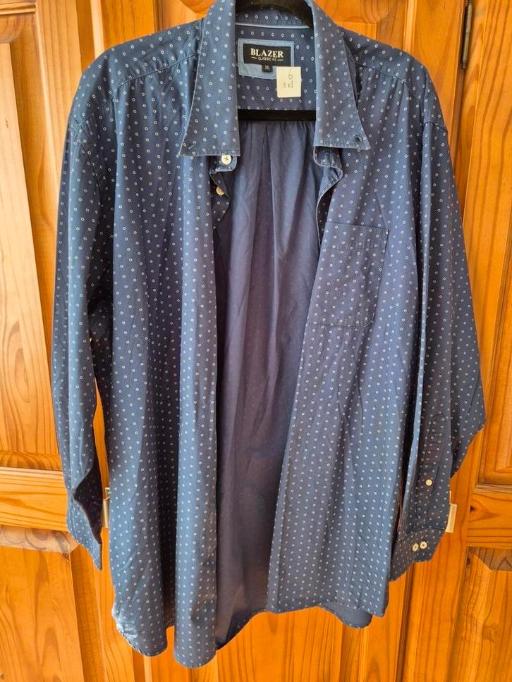Overhemd lange mouw, 6 van 13, maat 3xl, Kleding | Heren, Grote Maten, Zo goed als nieuw, Overhemd, Overige kleuren, Ophalen of Verzenden