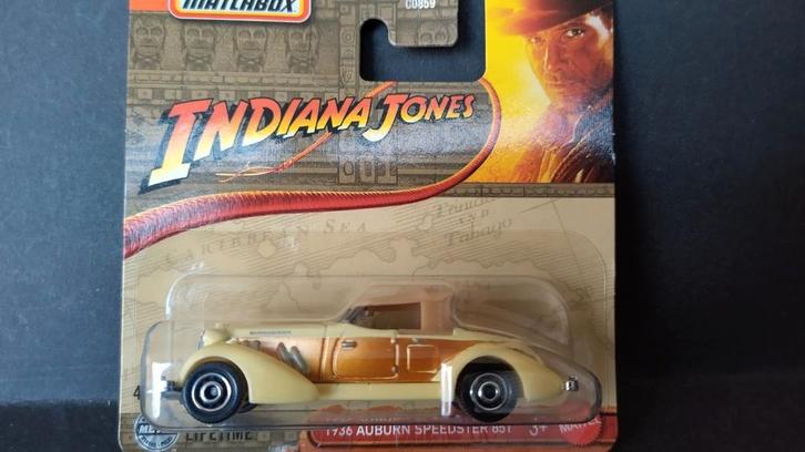 Auburn Speedster Indiana Jones 1:64 Matchbox Pol, Hobby en Vrije tijd, Modelauto's | Overige schalen, Nieuw, Auto, Verzenden