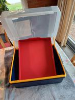 Grote Tupperware Bak - Blauw, Rood, Geel, Ophalen of Verzenden, Minder dan 50 cm