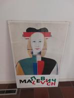 Affiche + lijst Kazimir Malevich 1989 Stedelijk Museum 90x60, Ophalen of Verzenden