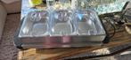 Elektrische warmhouder met 3 bakken, Ophalen of Verzenden, Gebruikt