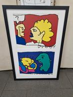 herman brood (print), Ophalen of Verzenden, 75 cm of meer, 50 tot 75 cm, Print