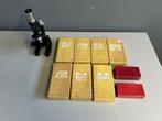 Fodor microscoop met vintage prepared slides, Ophalen, Biologische microscoop