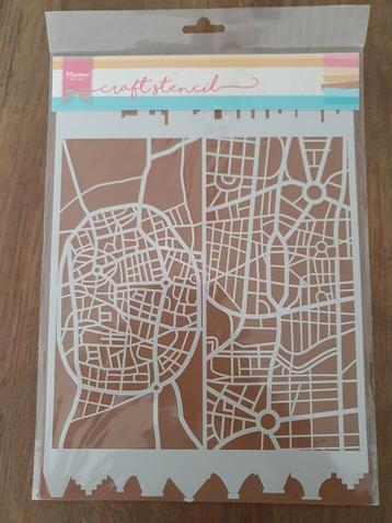 Marianne Design Stencil - Slimline City A4 - Nieuw beschikbaar voor biedingen