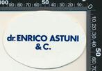 Sticker: Dr Enrico Astuni, Ophalen of Verzenden, Zo goed als nieuw, Bedrijf of Vereniging