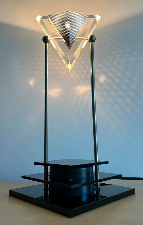 Vintage Memphis design telescoop tafellamp vloerlamp, Huis en Inrichting, Lampen | Tafellampen, Zo goed als nieuw, 75 cm of meer