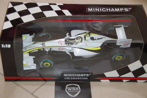 1:18 BRAWN BGP 001 BARRICHELLO F1 Australia Minichamps WRH, Hobby en Vrije tijd, Modelauto's | 1:18, Zo goed als nieuw, Auto, MiniChamps
