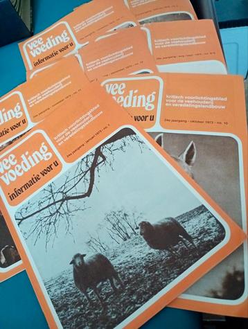 Oude Veevoeding Tijdschriften - 1973/1975 beschikbaar voor biedingen