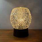 Plafondlamp, plafonnière, vintage, retro, jaren 70, netjes, Ophalen of Verzenden, Zo goed als nieuw, Glas, Minder dan 50 cm