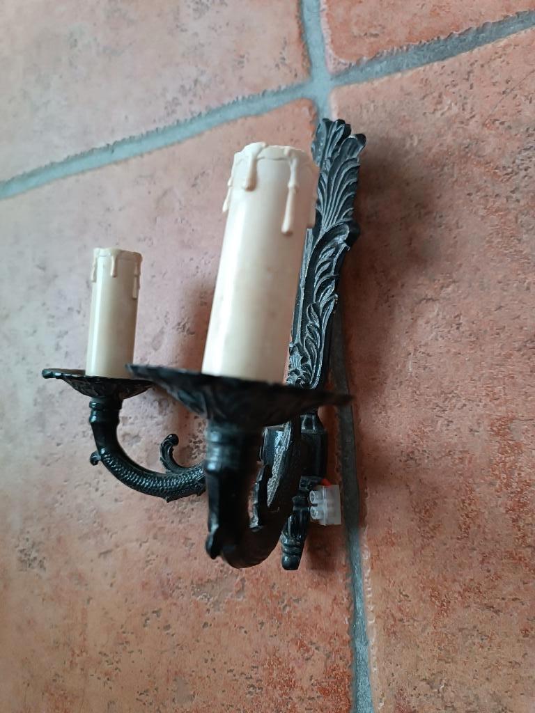 Kaarslamp 2 stuks - gothic stijl, Ophalen, Gebruikt, Gothic