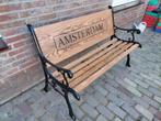 Oud gietijzeren tuinbank Amsterdam, Antiek en Kunst, Curiosa en Brocante, Ophalen