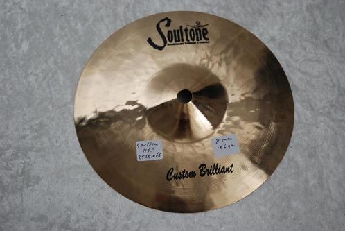 NIEUW! Soultone Custom briljant Splash bekken 156gr 8 inch, Muziek en Instrumenten, Instrumenten | Onderdelen, Nieuw, Drums of Percussie