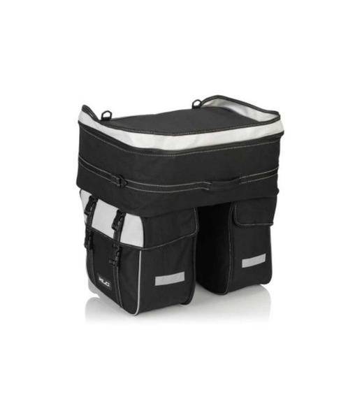 XLC Triple Traverler tas BAS68, Sieraden, Tassen en Uiterlijk, Tassen | Schoudertassen, Nieuw, Zwart, Ophalen of Verzenden