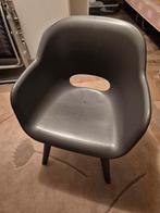 Buin/grijs  kleurige kuipstoeltjes, Tuin en Terras, Tuinstoelen, Ophalen, Zo goed als nieuw, Kunststof