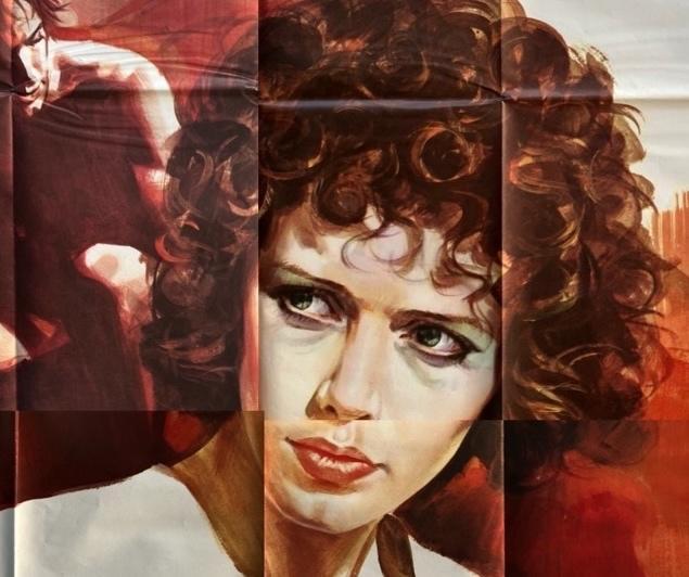Frank & Eva (1973) - Sylvia Kristel - Originele filmposter, Verzamelen, Posters, Gebruikt, Film en Tv, A1 t/m A3, Rechthoekig Staand