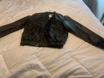 Nep leren zwarte jas L, Kleding | Heren, Maat 52/54 (L), Maccuci, Zwart, Nieuw