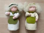 2 antroposofische popjes kerstengeltjes 14 cm hoog nieuw, Ophalen of Verzenden, Nieuw