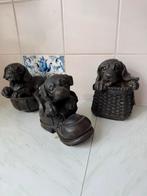 Bronzen hondjes, Antiek en Kunst, Antiek | Koper en Brons, Ophalen of Verzenden
